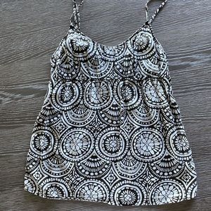 Spaghetti strap flowy tank top